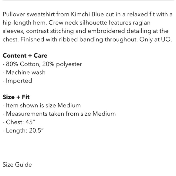 Kimchi Blue Grow Your Own Way Carrot Sweatshirt - Picture 6 of 6